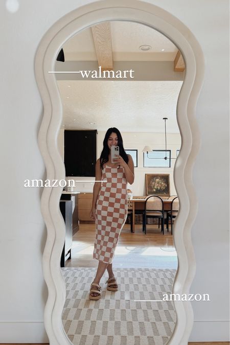 Day 2 of boujee in a budget walmart finds and I’m sharing this ahhhhmazing wavy velvet mirror! Also linked my favorite rug and checkered dress from amazon 

#LTKfindsunder100 #LTKhome #LTKsalealert