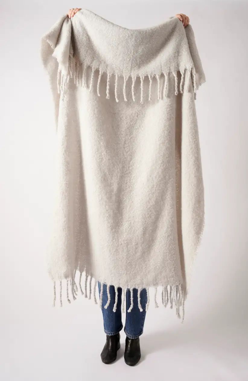 Anthropologie Home Happy Plaid Throw Blanket | Nordstrom