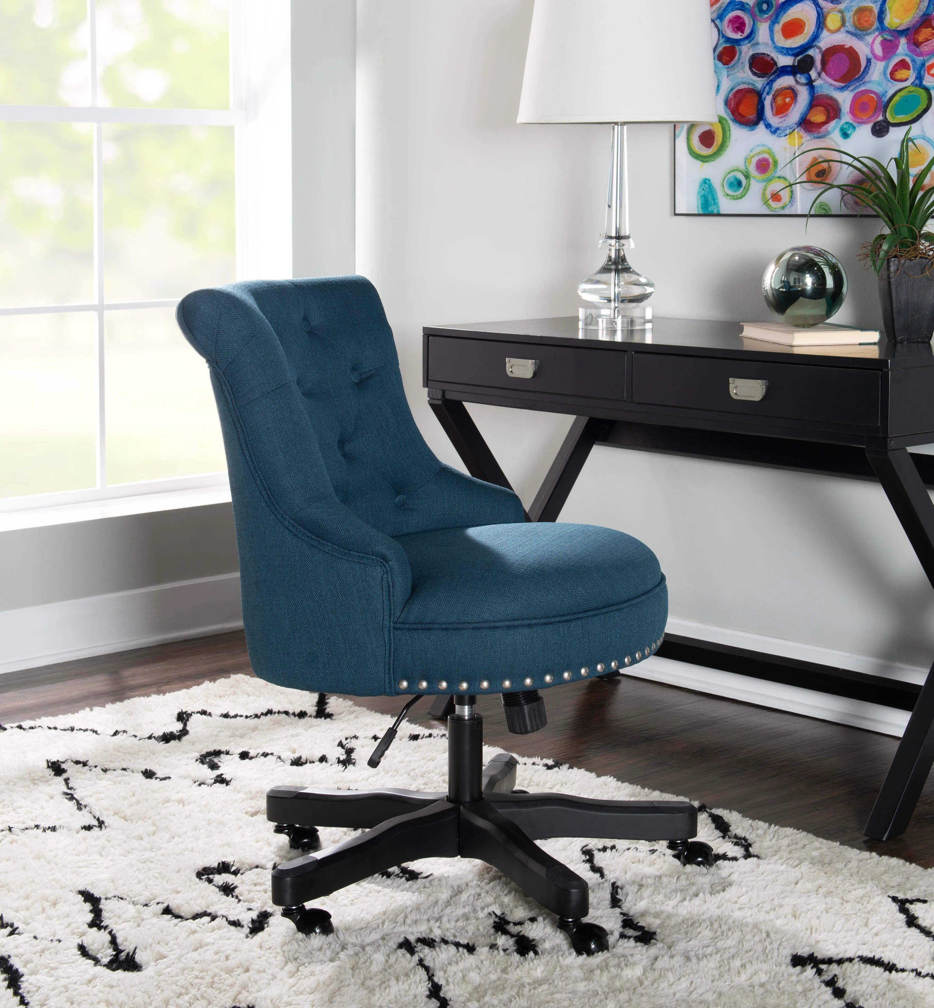 Meyer Office Chair, Blue | Ashley