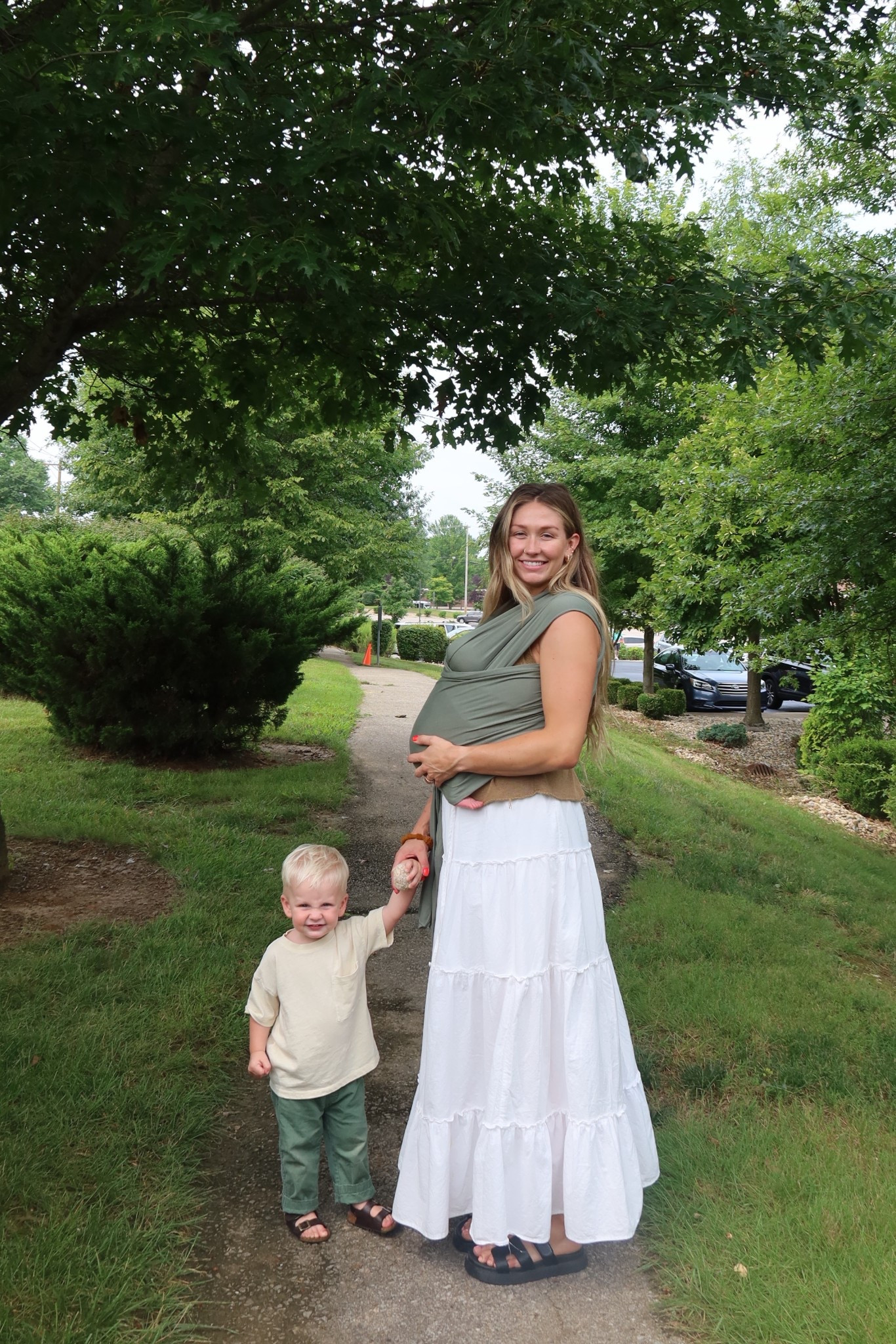 Postpartum outfit! Love how stretchy this skirt is!

#LTKFamily #LTKKids #LTKBaby