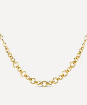 22ct Gold-Plated Thalassa Faceted Link Necklace | Liberty London (UK)