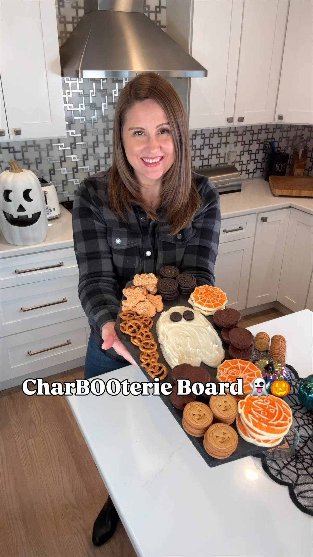 👻🎃 CHARBOOterie Board!

The cutest way to serve up something sweet + spooky this Halloween! I used frosting to make the little ghost 👻 and filled the board with all our favorite treats for dipping, dunking and snacking. 🍫🍪🕸️

So easy to put together, kid-approved and PERFECT for Halloween parties, movie nights or a spooky night at home. 🖤

👉 Tap to shop everything I used to recreate this sweet + spooky board!

#CharBOOterie #HalloweenTreats #HalloweenDesserts #SpookySnacks #HalloweenPartyIdeas #Halloween2026 #HalloweenFood #LTKFamily

#LTKSeasonal #LTKHome #LTKfoodie