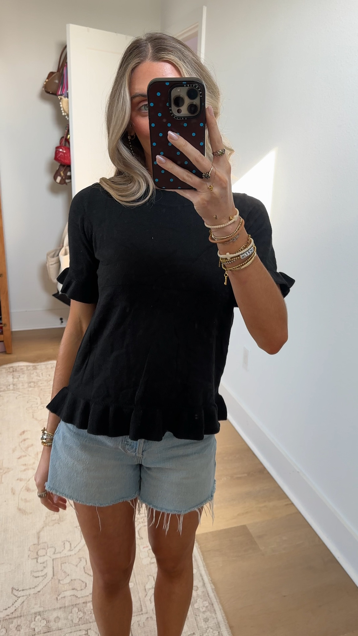 Amazon size small Saodimallsu Womens Short Sleeve Sweater Tops Summer Ruffle Casual Loose Fitting Crew Neck Knit Shirts

#LTKSaleAlert #LTKWorkwear #LTKootd