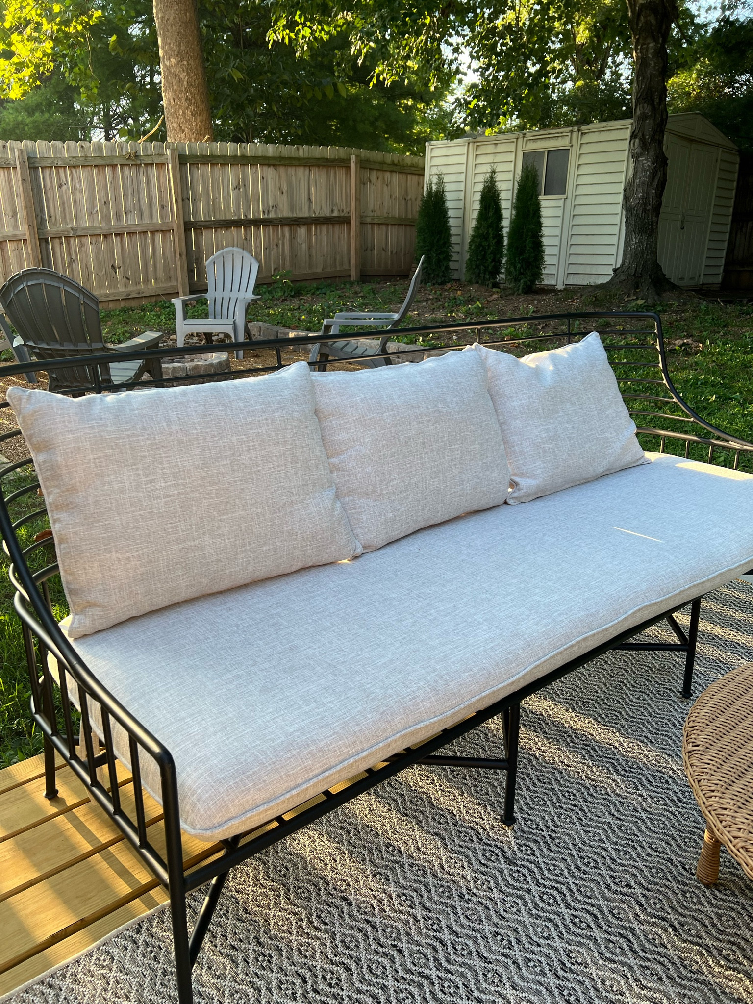 Outdoor couch // outdoor furniture // patio furniture 

#LTKSeasonal #LTKhome #LTKsalealert