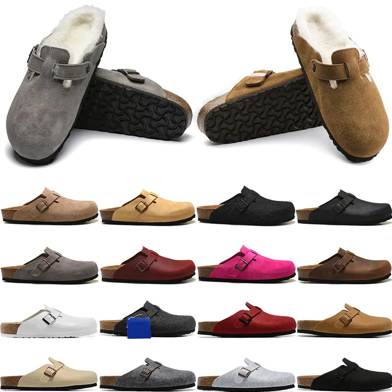 2023 Birkenstocks slippers designer sandales Boston Soft mules Clogs Shoes Outdoor Indoor pantouf... | DHGate