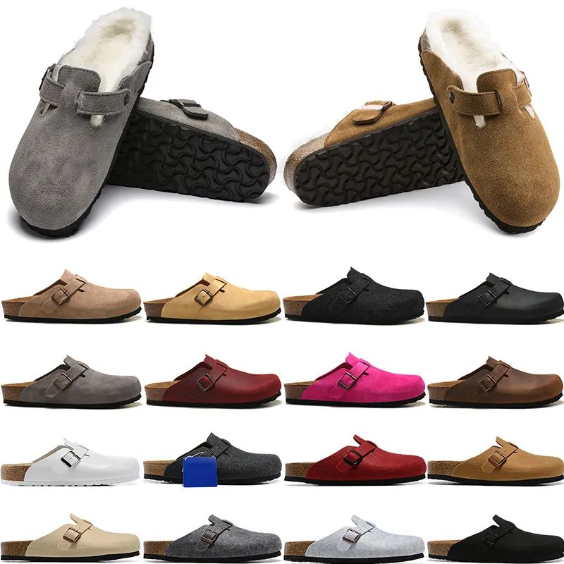 2023 Birkenstocks slippers designer sandales Boston Soft mules Clogs Shoes Outdoor Indoor pantouf... | DHGate