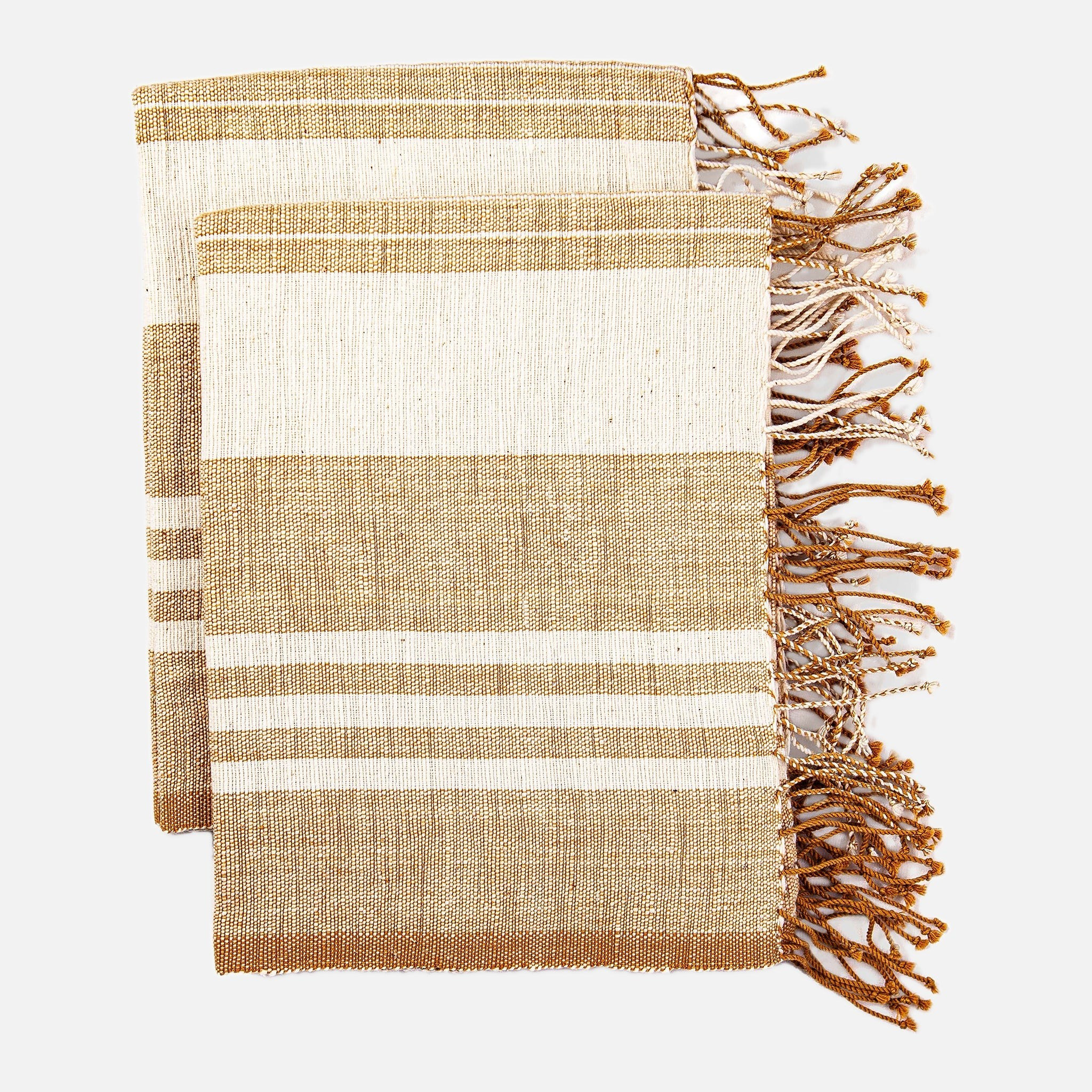 Sabana Beige Beach Hand Towels Set 2 | 54kibo