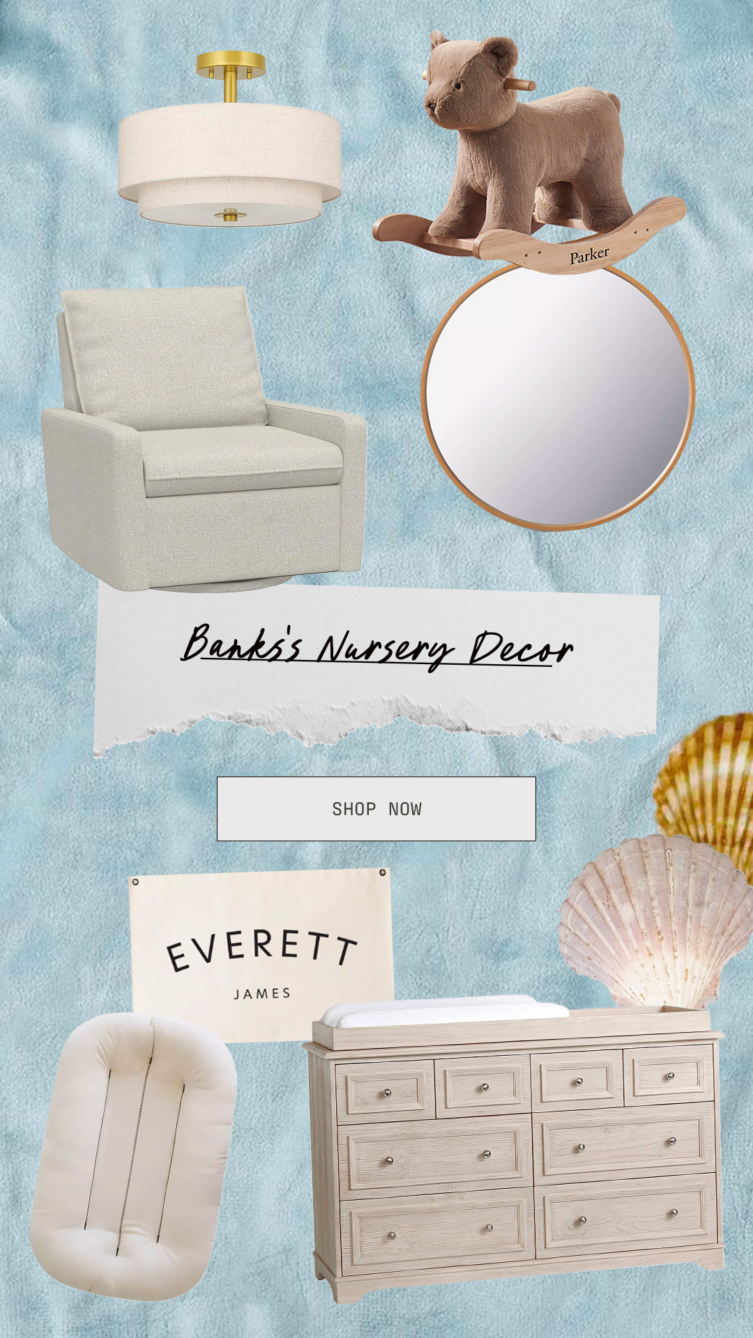 Banks’s nursery decor 🧸☁️

#LTKBaby #LTKHome #LTKFindsUnder100