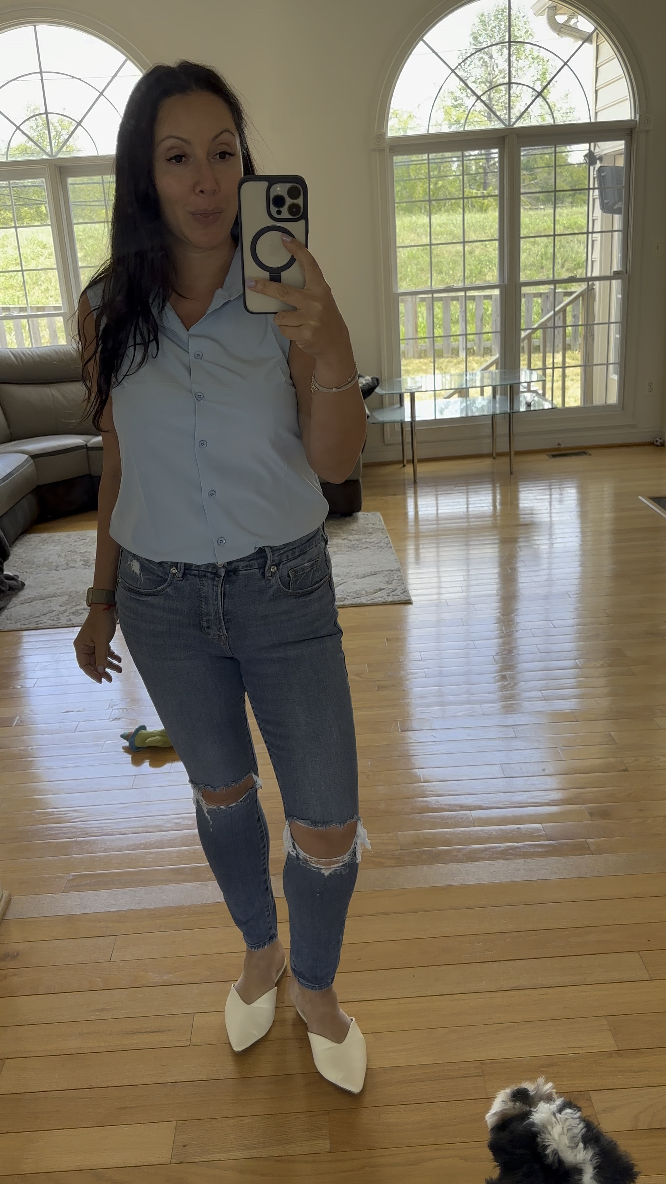 Classic shirt for work or happy hour! Must have! 

#LTKSaleAlert #LTKMidsize #LTKVideo