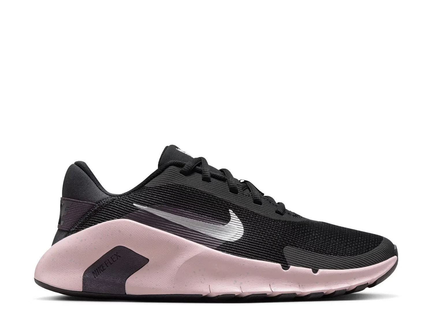 Nike Flex Train Training Shoe | Women's | Black/Light Pink | Size 9.5 | Sneakers | DSW