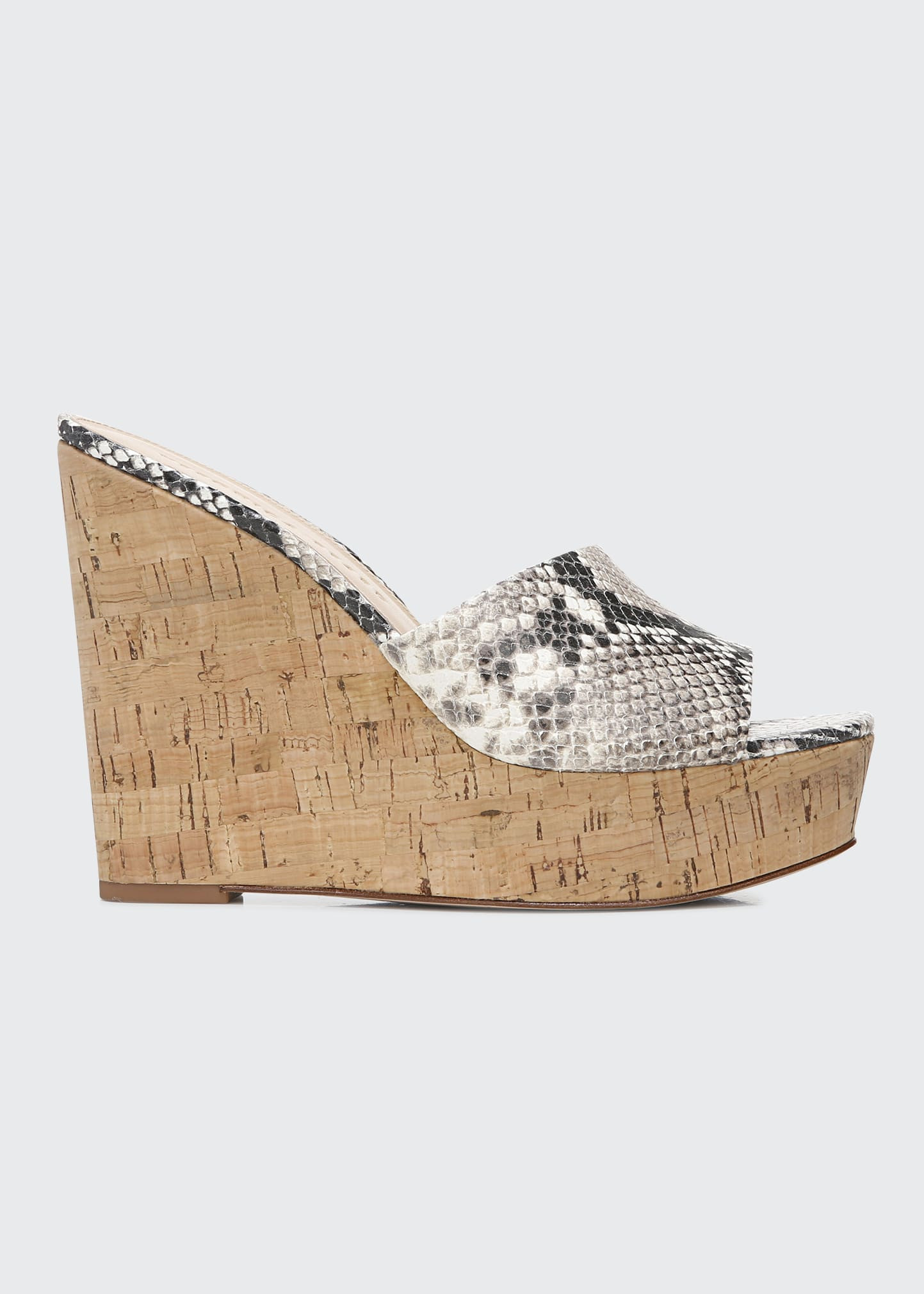 Dali Snake-Print Wedge Sandals | Bergdorf Goodman