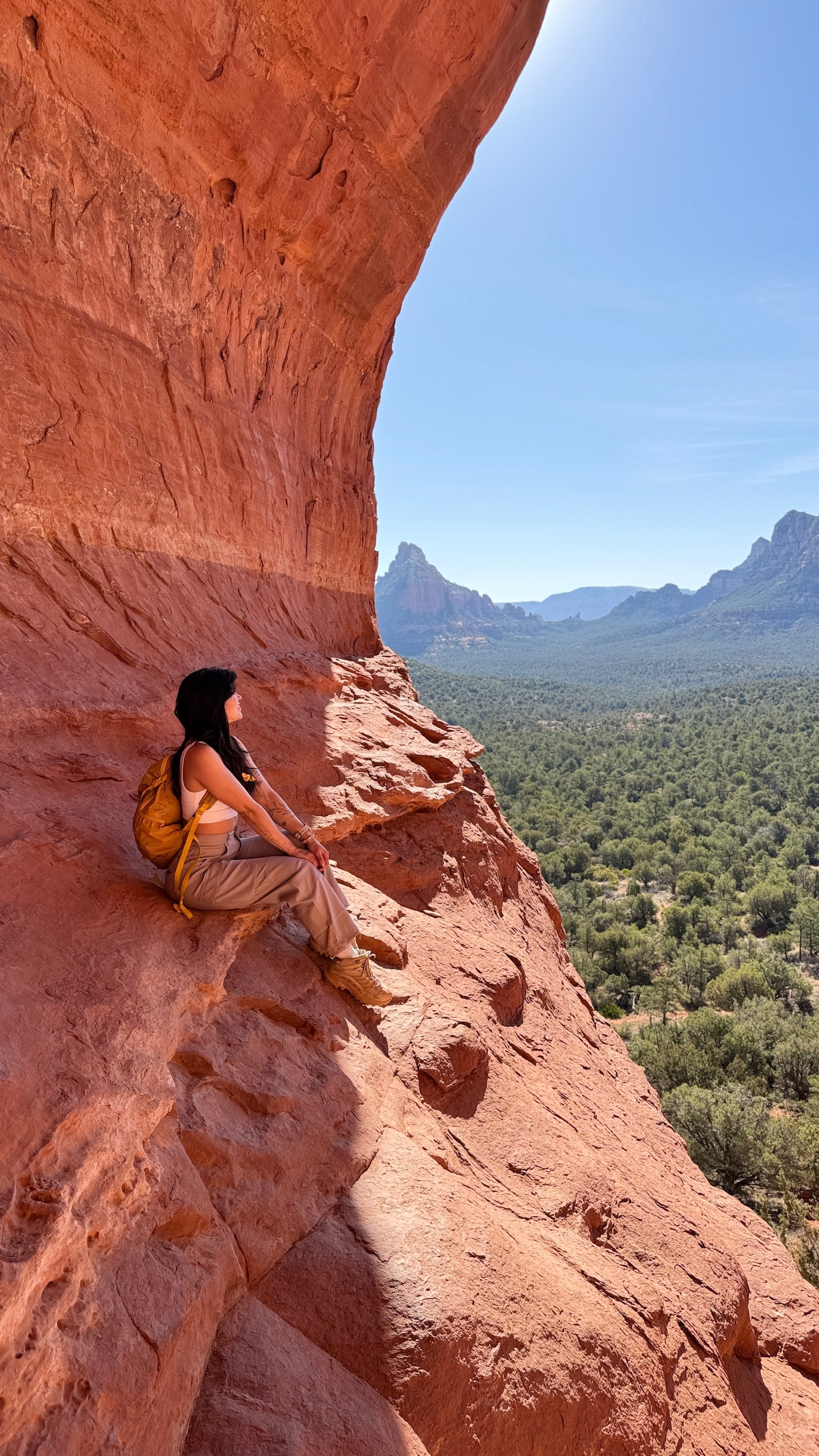 Travel Outfit | Outdoorsy Outfit | Granola Girl Outfit | Arizona Travel | Hiking Outfit | Adventure Outfit | Sedona Arizona

Wearing:
lululemon Align™ V-Neck Bra *Light Support, C/D Cup
Prana Zion stretch cargo pants in haze
Merrell Women's Moab 3 Mid Waterproof poplar

#LTKStyleTip #LTKTravel #LTKActive