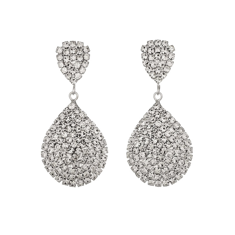 Sterling Silver Drop Earrings | Wolf & Badger