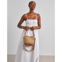 Katie Loxton Raffia Top Handle Cross Body Bucket Bag Tan | Marks & Spencer (UK)