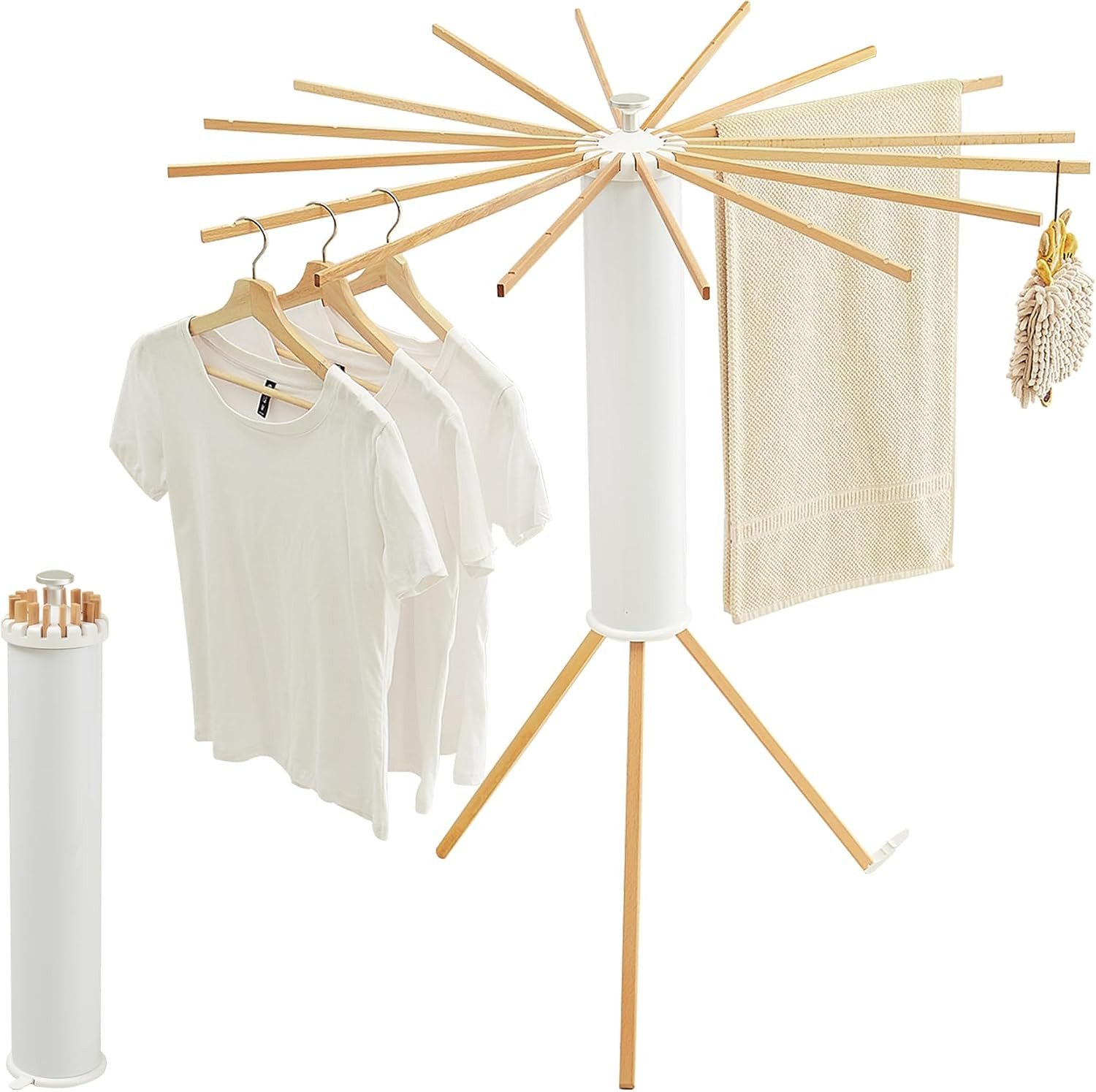 JOOM Clothes Drying Rack, Clothing Stand, Foldable Laundry Drying Rack | Amazon (US)