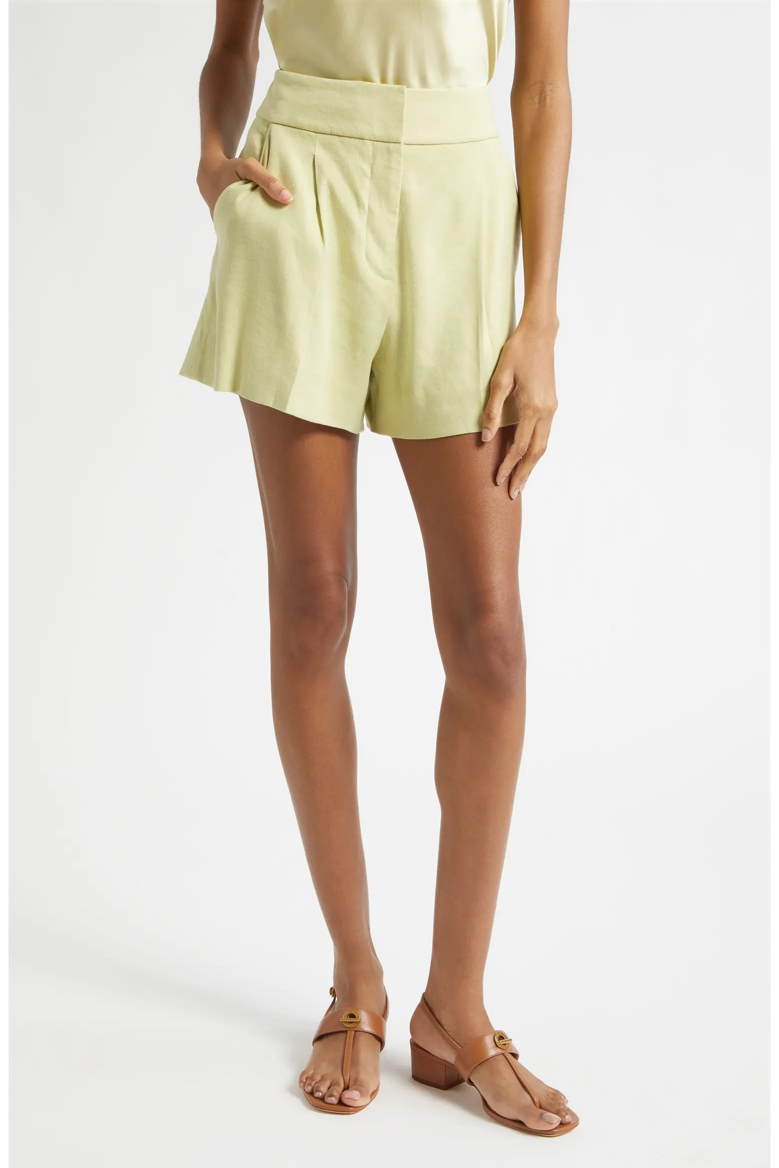 Haina Linen Blend Shorts (Women) | Nordstrom | Nordstrom