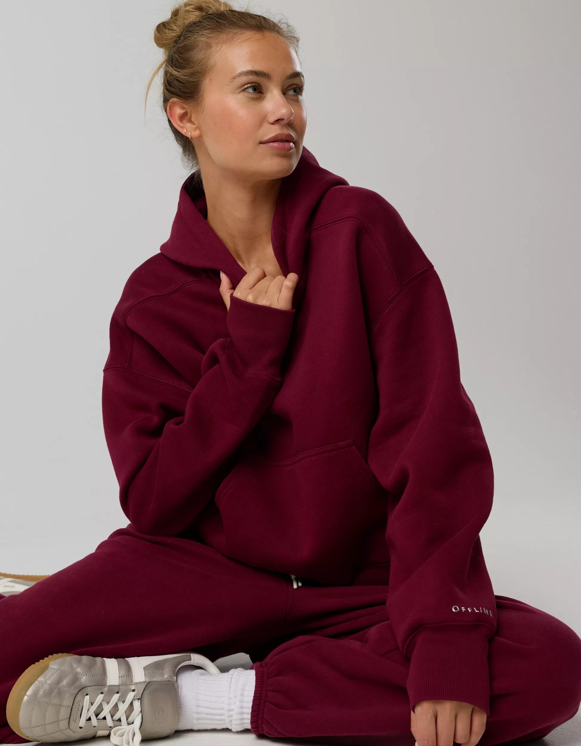OFFLINE By Aerie Cloud Fleece Classic Length Hoodie | Aerie