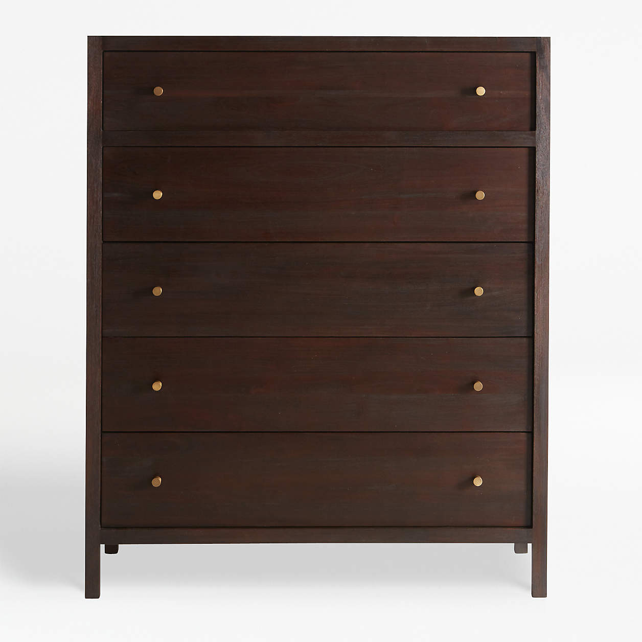 Keane 64" Espresso Wood 6-Drawer Dresser + Reviews | Crate & Barrel | Crate & Barrel