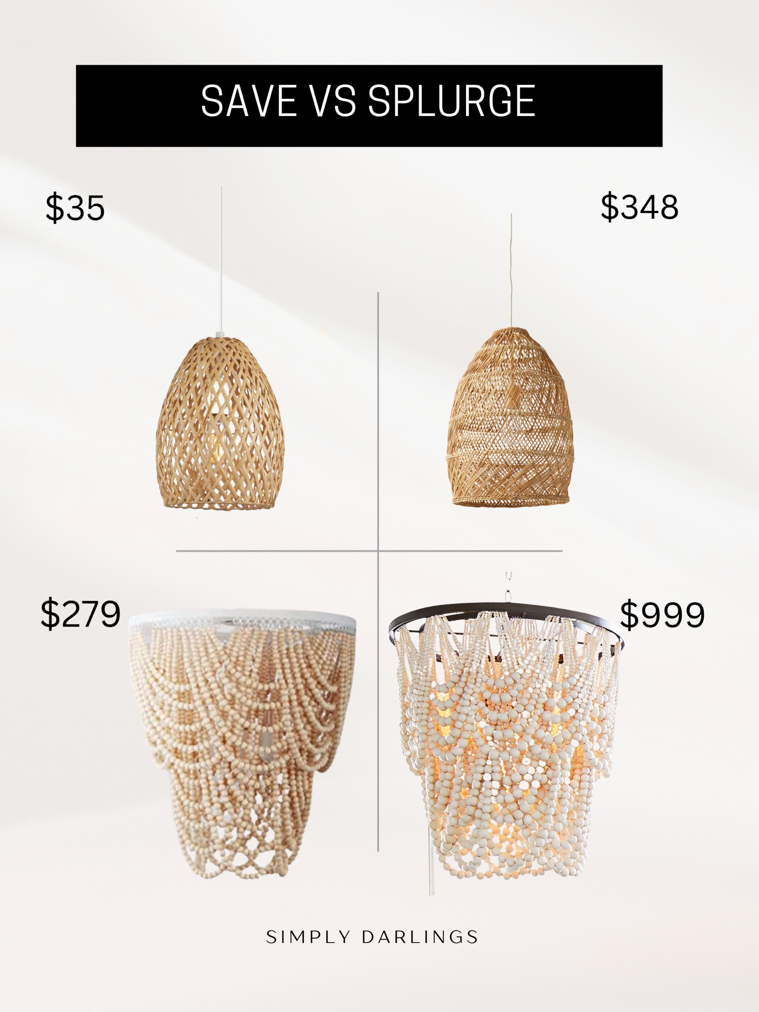 Save vs splurge on light fixtures

#LTKSeasonal #LTKstyletip #LTKhome