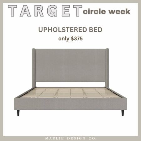 Target Circle Week | platform bed | upholstered bed | gray upholstered bed | affordable bed | bedroom furniture | Target sale 

#LTKhome #LTKsalealert #LTKxTarget