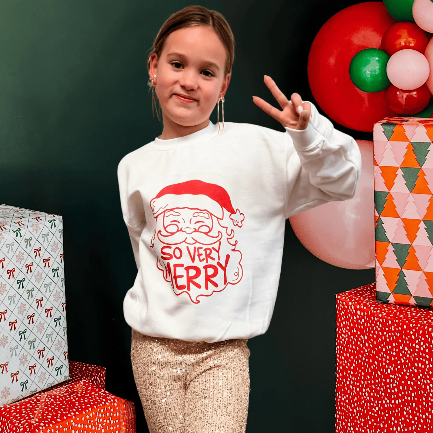 So Very Merry - Kids Crewneck | Mountain Moverz