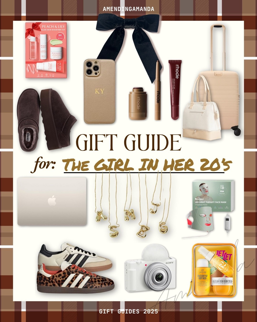 Gift Guide for the girl in her 20’s 👟

Travel, suitcase, luggage, sambas, sneakers, gifts for her, gifts for daughter, gifts for best friend, red light, gift set, skincare, personalized necklace, initial necklace, laptop, uggs, camera, vlog, makeup 

#LTKHoliday #LTKGiftGuide #LTKCyberWeek