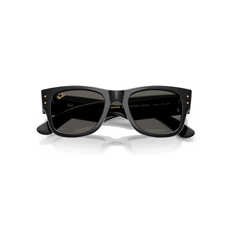Ray-Ban Mega Wayfarer Blacked Out Collection Sunglasses Black Frame Black Lenses 51-21 | Ray-Ban (US)