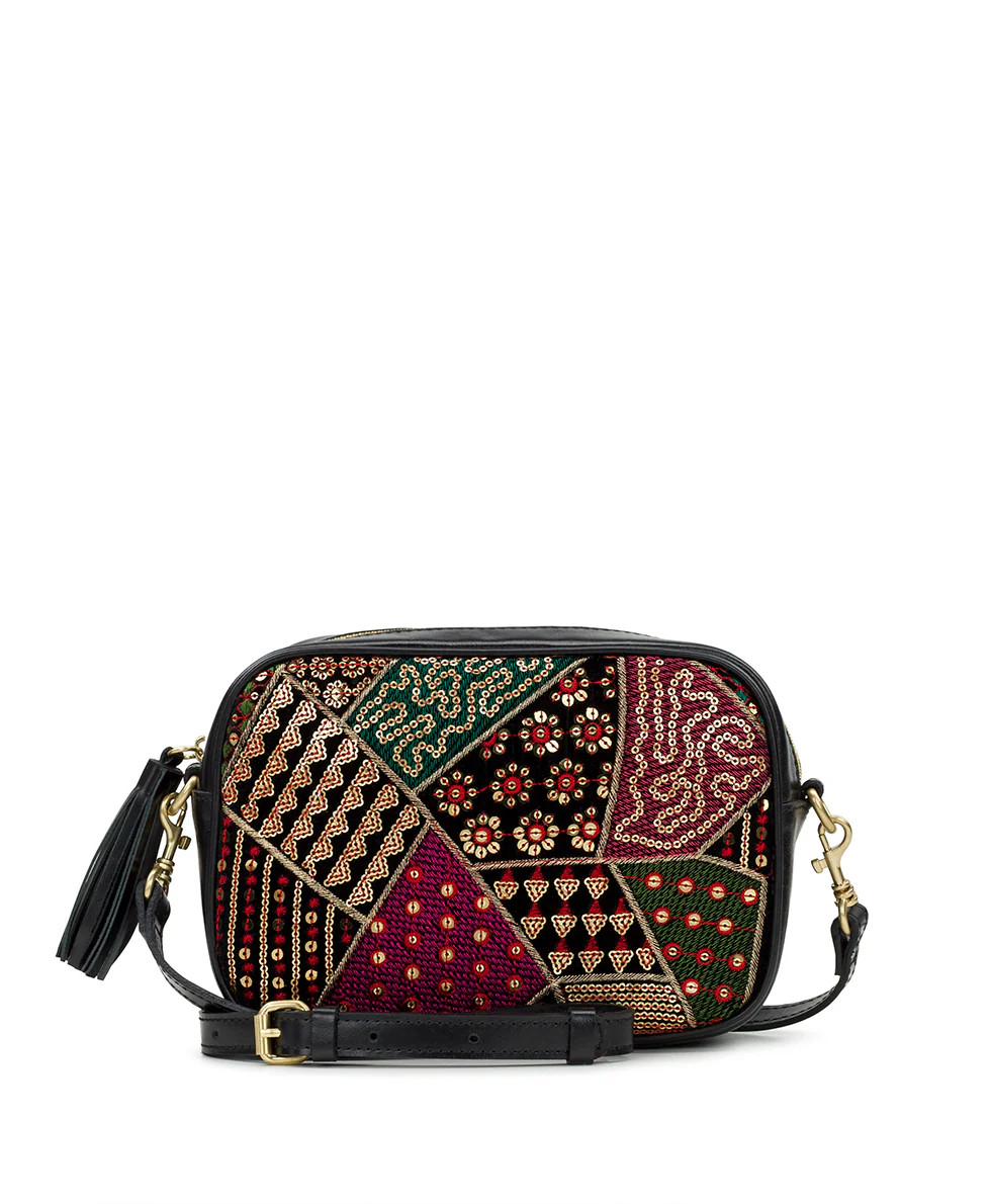 Josie Crossbody - Velvet Patchwork | Patricia Nash Designs