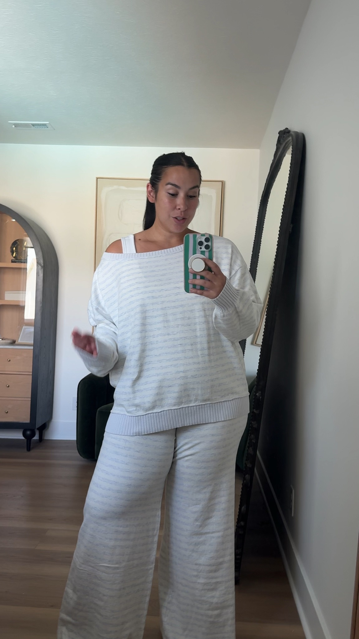 Size large aerie try on
Causal fall outfits

#LTKMidsize #LTKmomlife