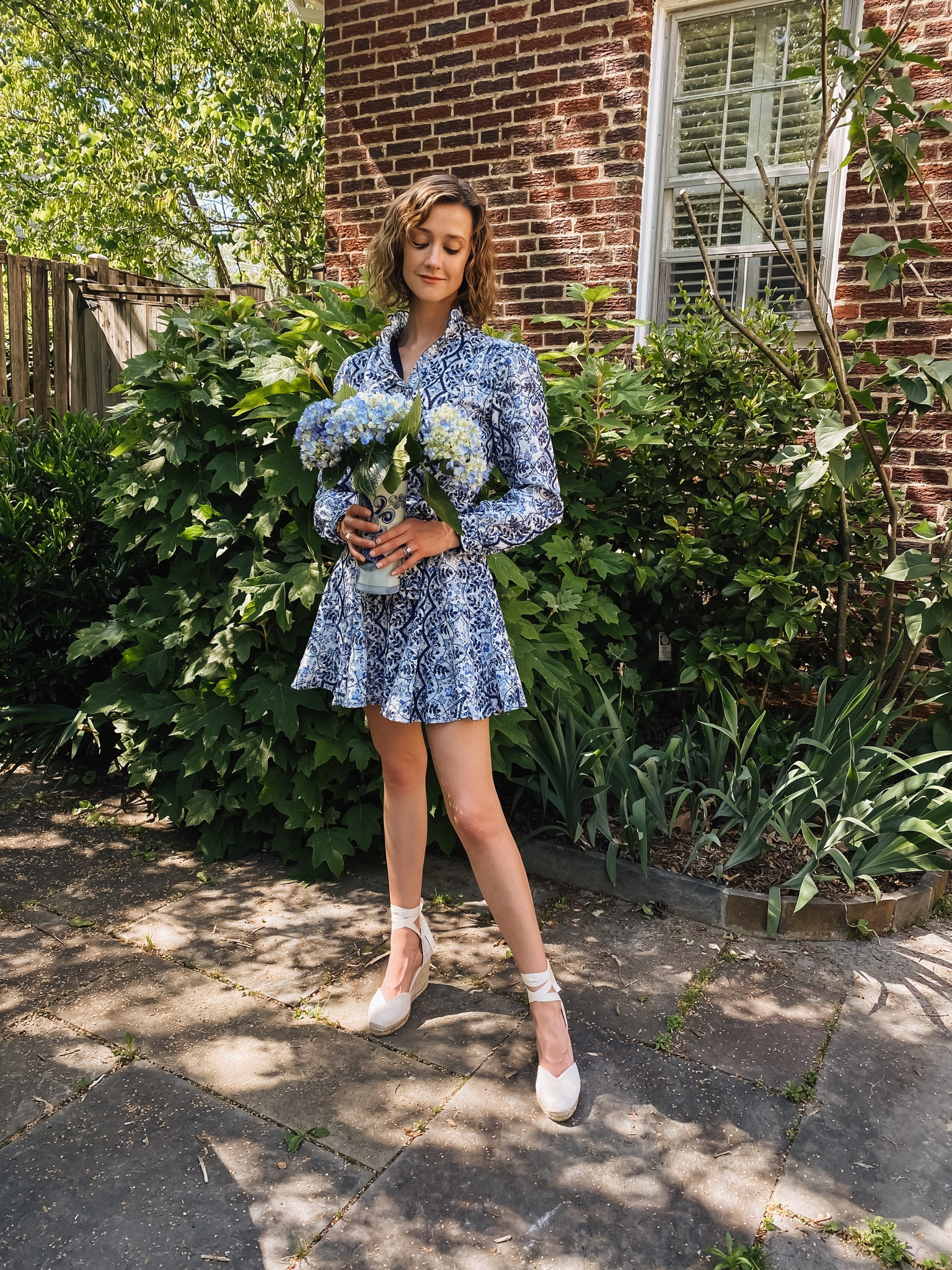 The cutest blue floral dress to match all your summer flower arrangements. It looks adorable with espadrilles! 

#LTKSeasonal #LTKshoecrush #LTKstyletip
