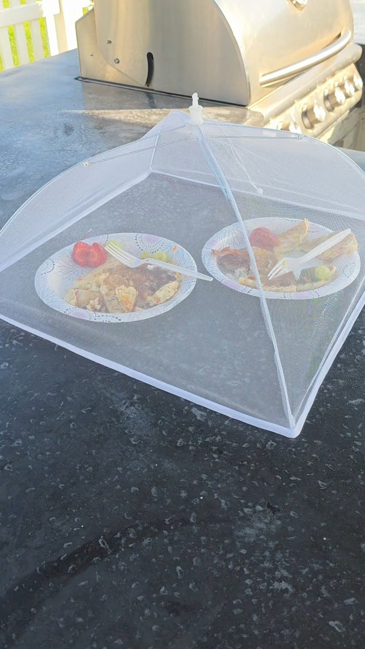 Outdoor eating season means fighting flies for your food. 😂 Not over here!These pop-up food tents from Amazon are perfect for cookouts, outdoor movie nights, pool days, and backyard dinners. Just pop them open, cover the food, and let everybody eat without the bugs joining the function. 😂Definitely one of those simple Amazon finds that just makes sense!#AmazonFinds #OutdoorEntertaining #BackyardLiving #SummerHosting #OutdoorMovieNight #neurodivergentmom360

#LTKSeasonal #LTKHome
