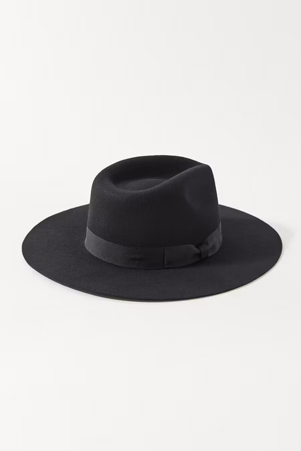 UO Flat Brim Felt Fedora | Urban Outfitters (US and RoW)