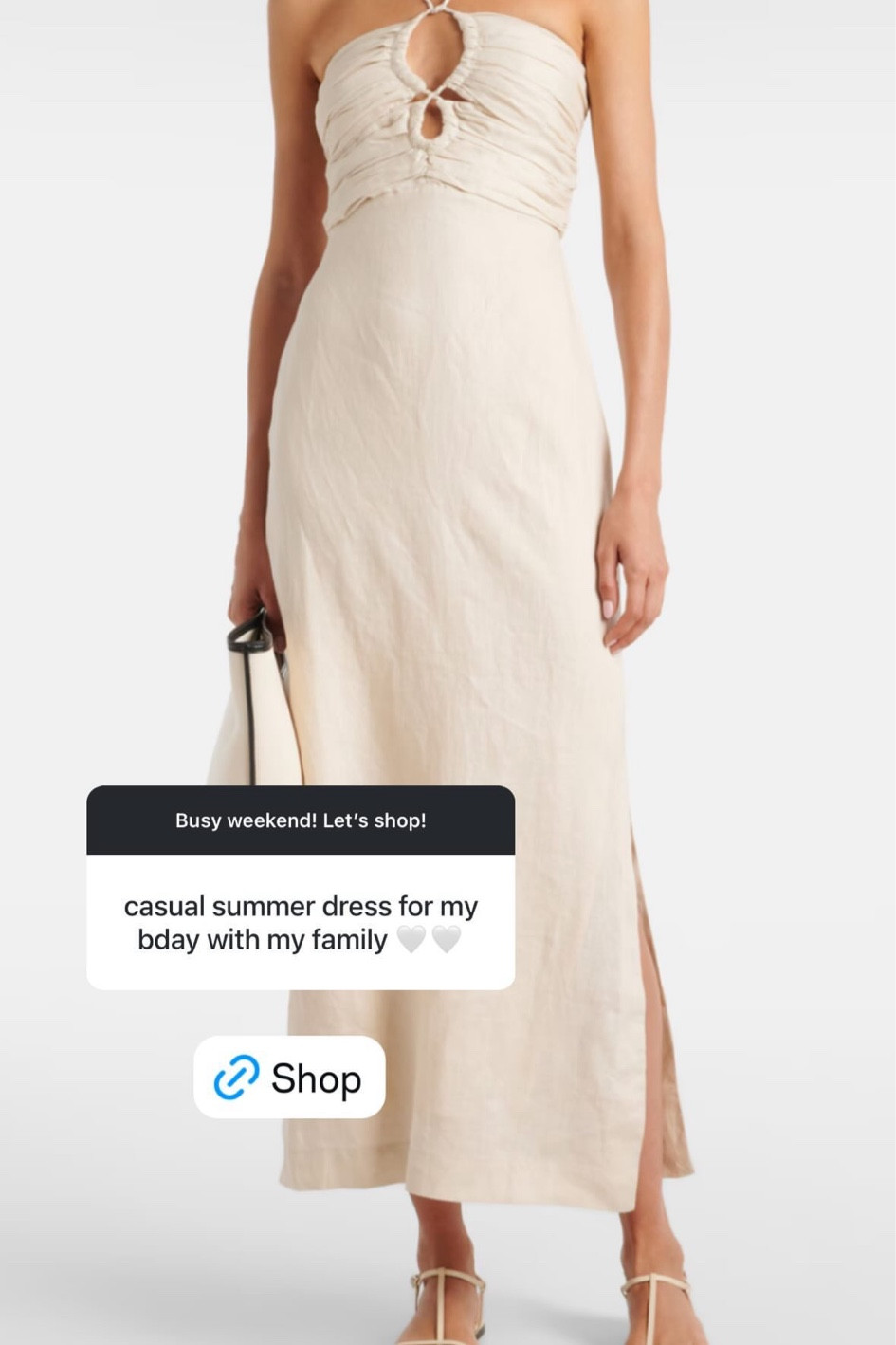 Love this neutral dress!