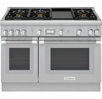 Pro Harmony® 48 Inch Wide 4.6 Cu. Ft. Slide In Gas Range with 6 Burners and Griddle | Build.com, Inc.