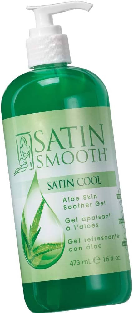 SATIN SMOOTH Aloe Vera Gel, Post-Wax Soothing Formula to Reduce Redness and Soothe Irritated Skin... | Amazon (US)
