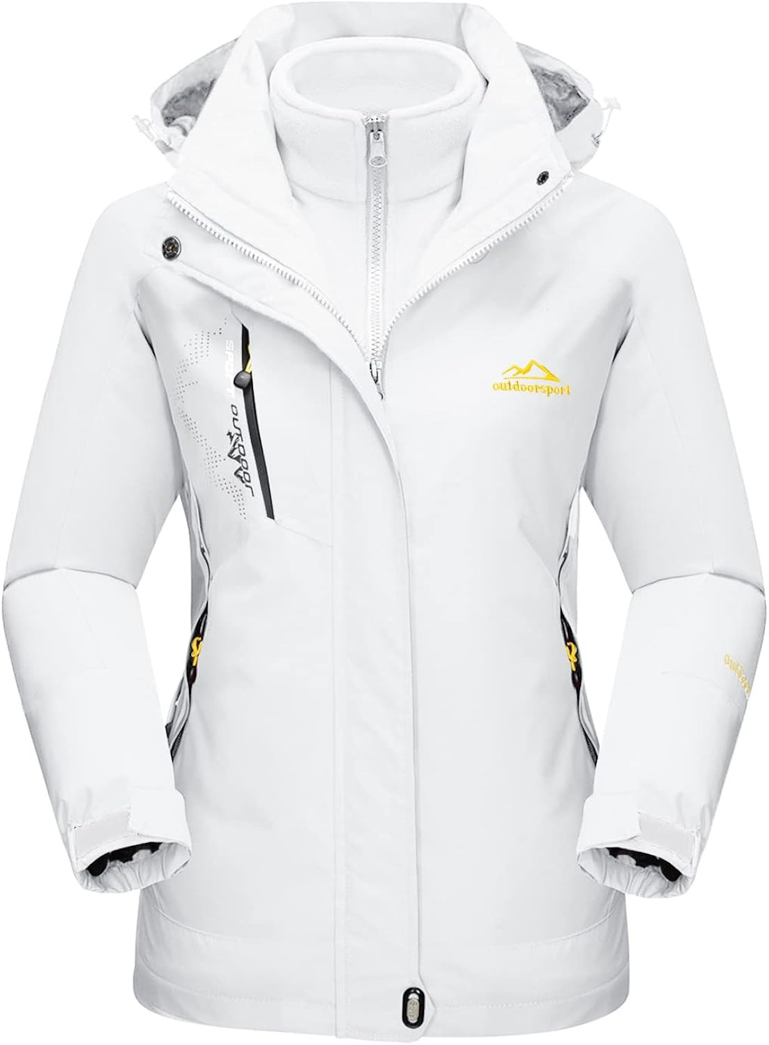 Amazon.com: MAGCOMSEN Waterproof Jackets for Women Winter Ski Jacket Fleece Mountain Jacket Outdo... | Amazon (US)
