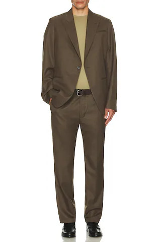 Ward Blazer in Khaki Brown | Revolve Clothing (Global)