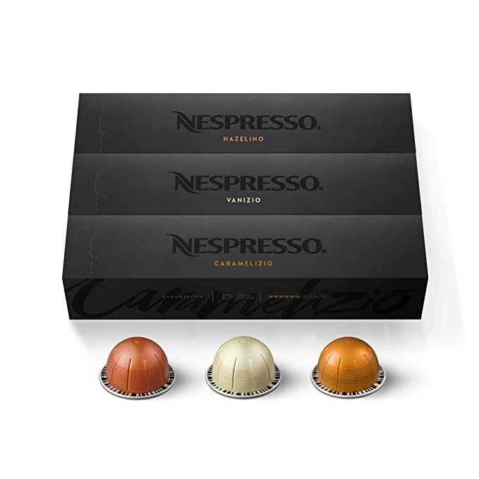 Nespresso Capsules VertuoLine, Flavored Variety Pack, Medium Roast Coffee, 30 Count Coffee Pods, ... | Amazon (US)