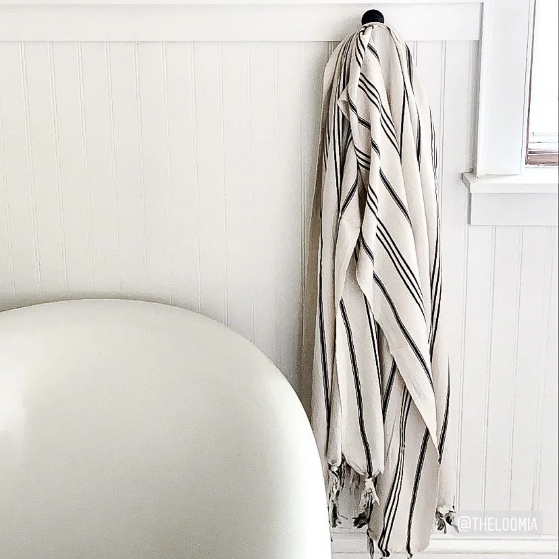 Raven Turkish Beach Towels | The Loomia