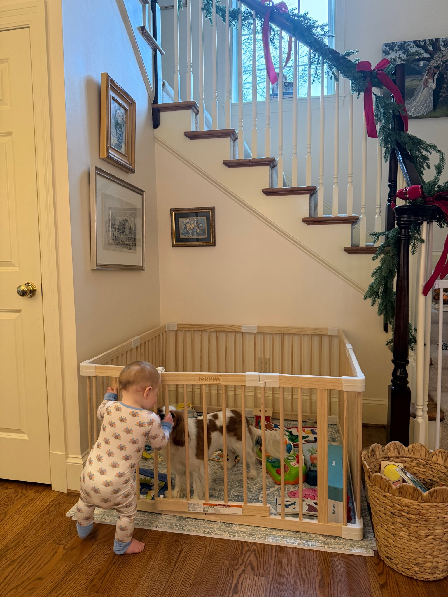 The cutest best friends 🤭 Linking the mat here & the play pen is from Harppa!

#LTKBaby