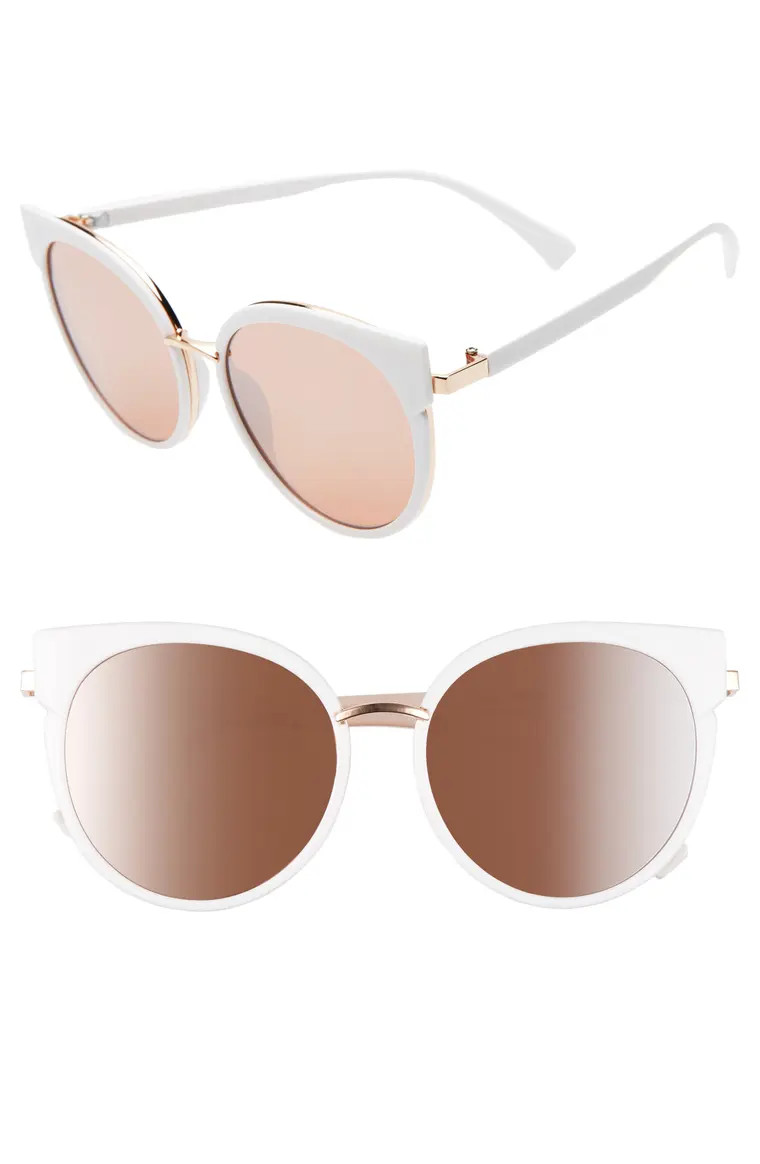 54mm Round Cat Eye Sunglasses | Nordstrom