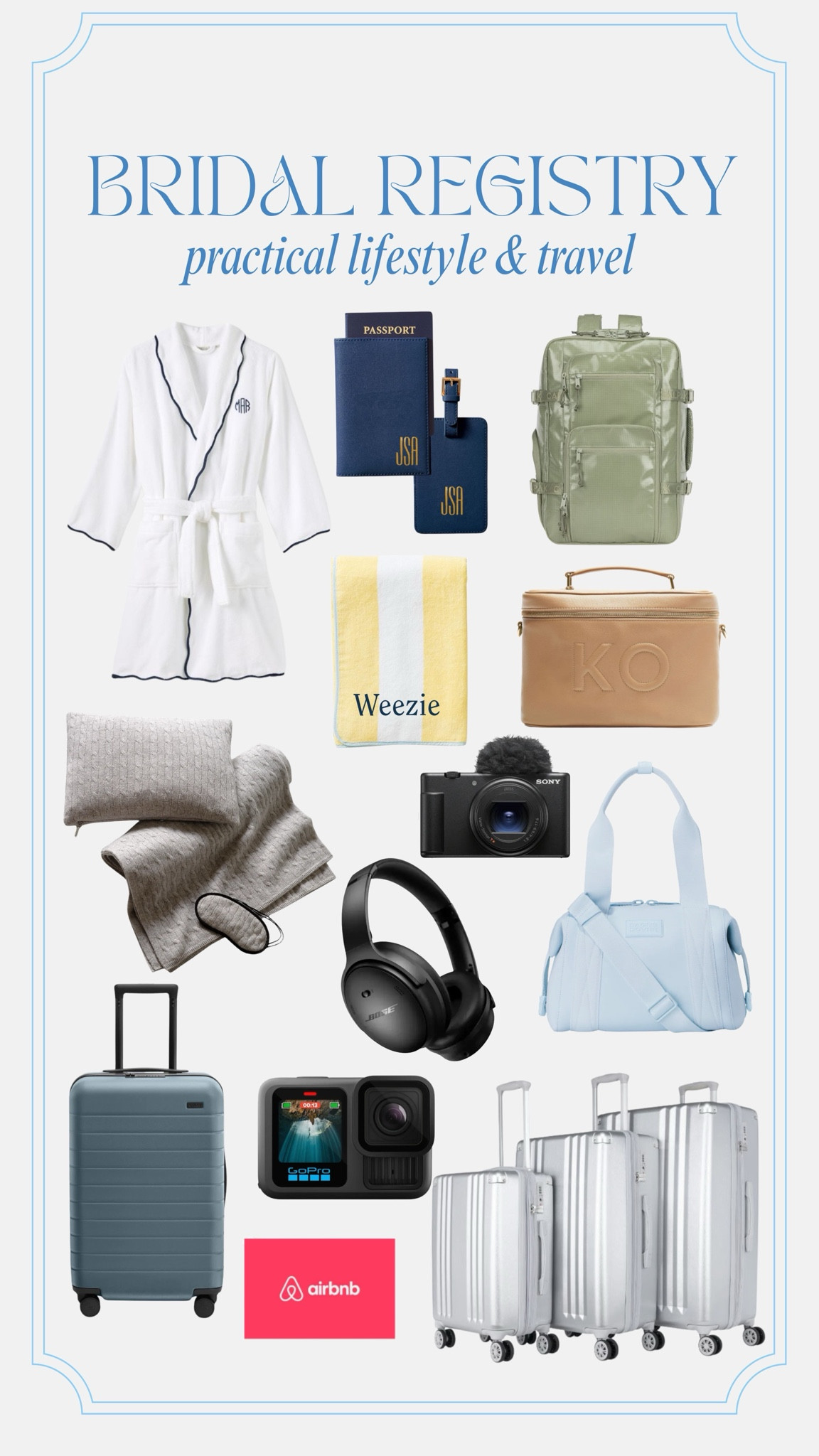 [2/11/26] 👰🏻 wedding registry must-haves! practical lifestyle & travel 

#LTKTravel #LTKSeasonal #LTKWedding