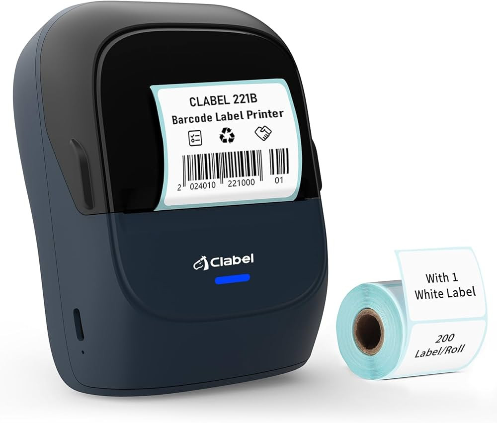 CLABEL Thermal Label Maker Machine: 221B Bluetooth Label Maker Machine with Tape Mini Sticker Pri... | Amazon (US)