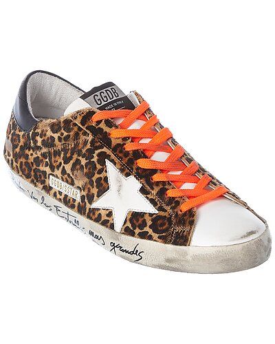 Golden Goose Superstar Haircalf & Leather Sneaker | Gilt