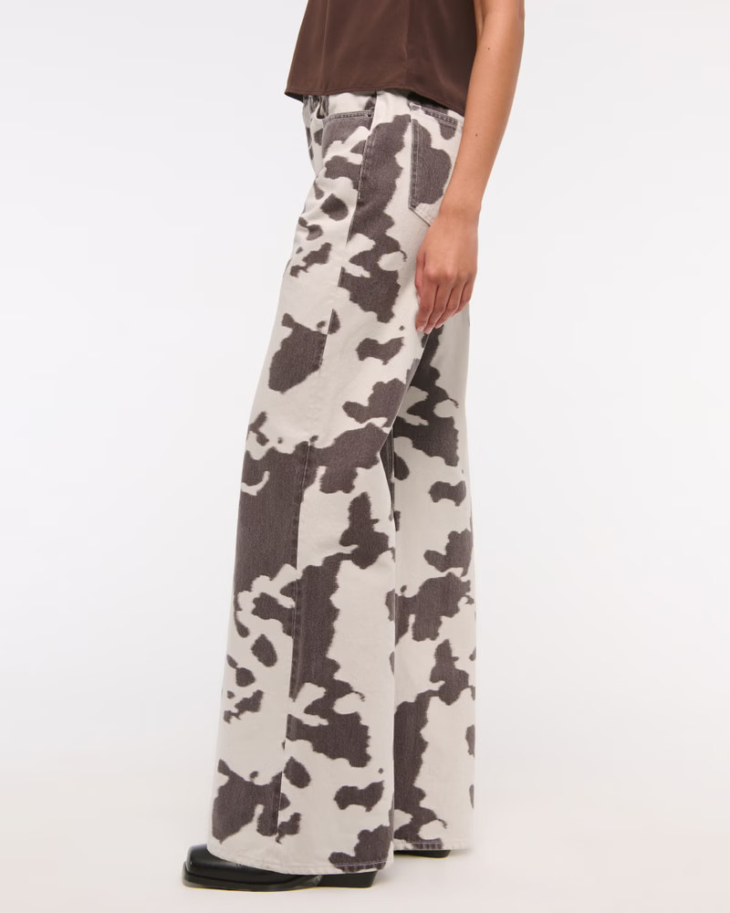 Mid Rise Baggy Bootcut Jean | Abercrombie & Fitch (US)