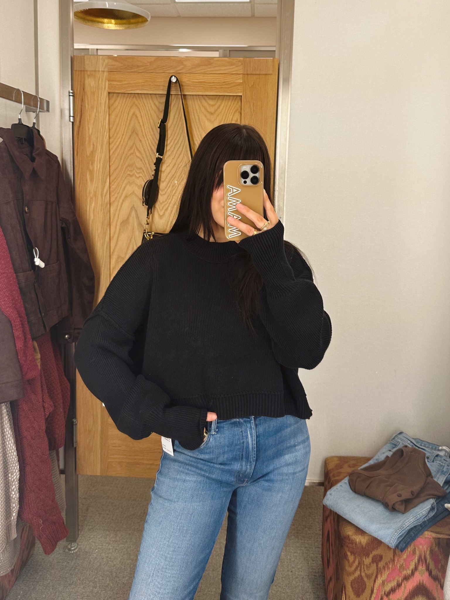 Nordstrom anniversary sale try on! One of my fave sweaters is part of the sale! Wearing s, jeans fit tts & are petite friendly! 

Nsale

#LTKSeasonal #LTKPetite #LTKSaleAlert