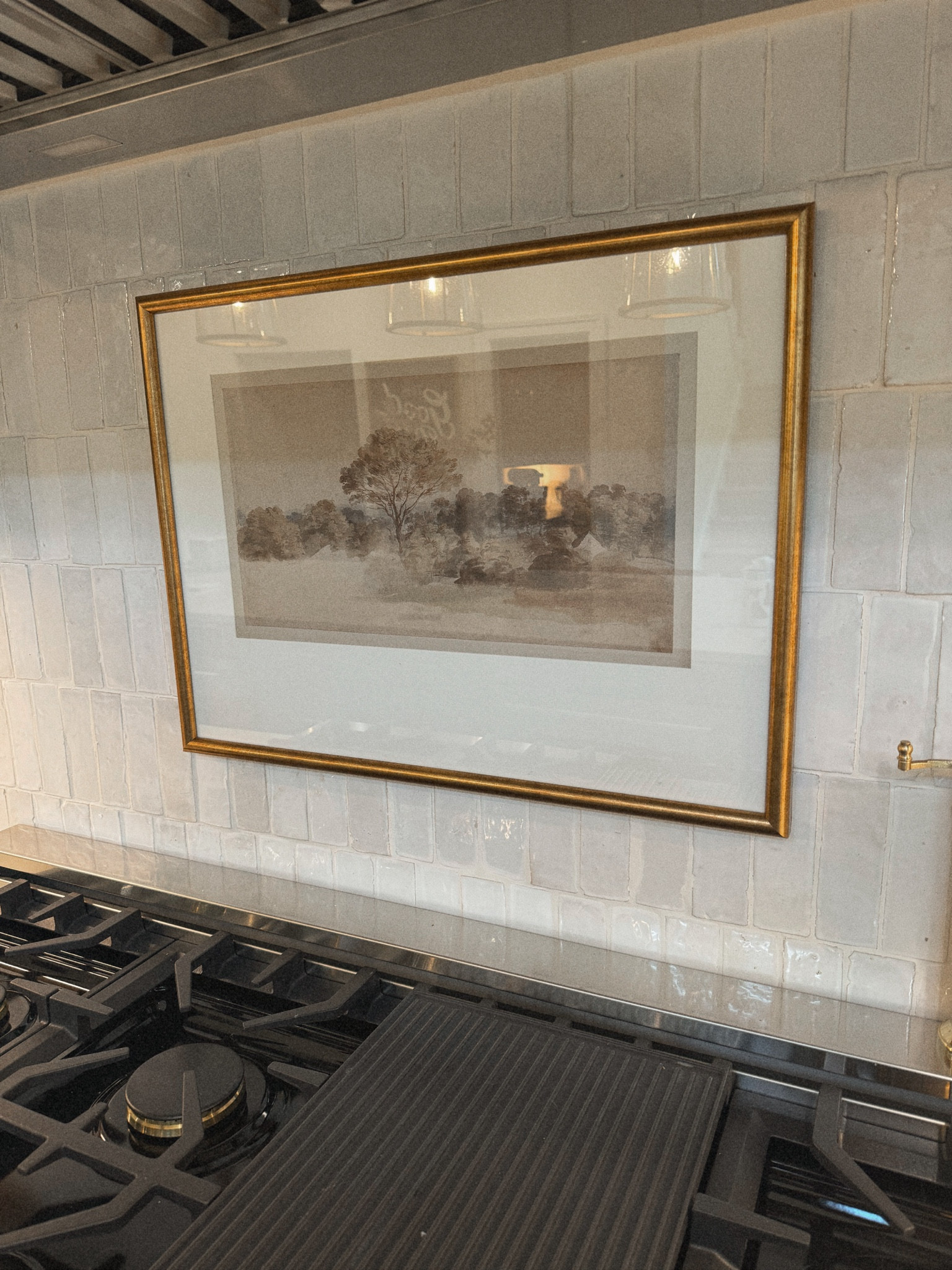 Kitchen details slowly but surely🤎📸 love this new frame from Target! Sold out currently but turn on your notifications! They restock 🥹 

Cozy home / neutrals / magnolia / target home / hearth and hand / Holley Gabrielle / decor / frames 

#LTKSeasonal #LTKHome #LTKFindsUnder50