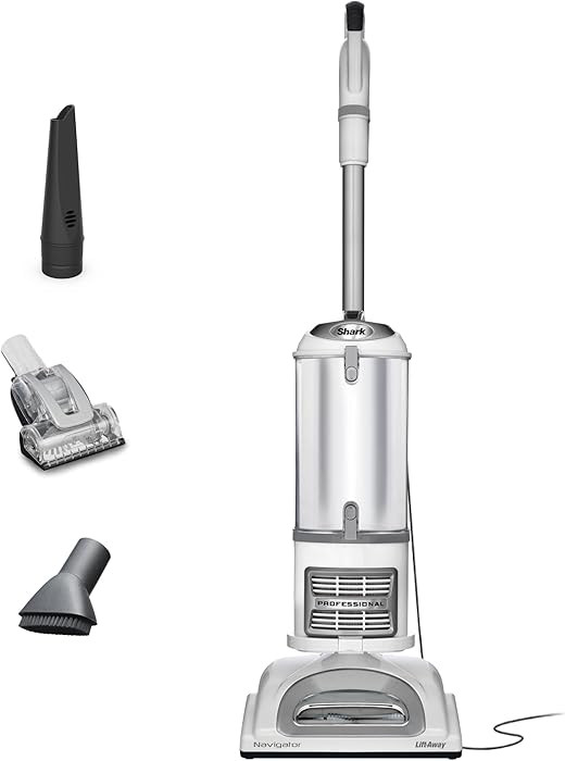 Shark Navigator Lift-Away Upright Vacuum Cleaner, White/Silver, NV356E | Amazon (US)