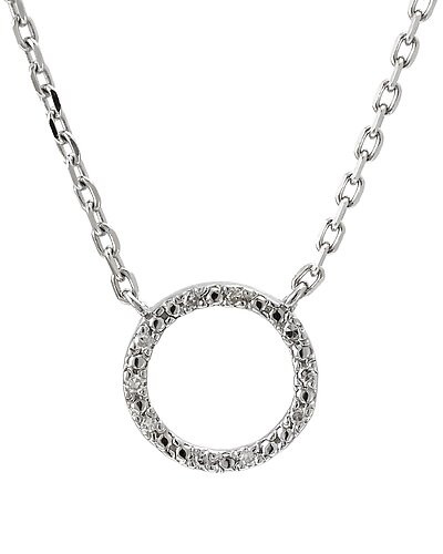 Silver 0.04 ct. tw. Diamond Necklace | Gilt & Gilt City
