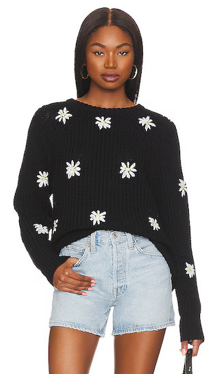 Hendrix Sweater in Midnight Daisy | Revolve Clothing (Global)